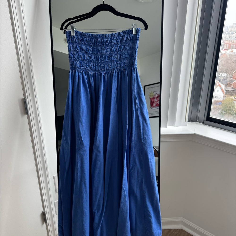 Universal Thread Textured Blue Dress